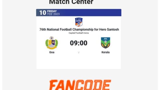 Live Streaming of Santosh Trophy