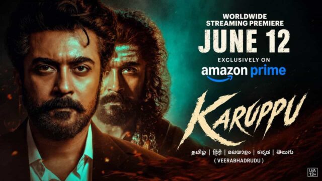 Prime Video has officially announced June 12 as the exclusive worldwide streaming premiere date for the Tamil blockbuster Karuppu Prime Video has officially announced June 12 as the exclusive worldwide streaming premiere date for the Tamil blockbuster Karuppu
