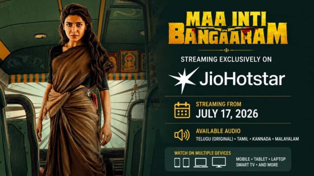 Maa Inti Bangaaram OTT Release Date and Platform Revealed: Samantha's Film Streaming on JioHotstar from July 17 Maa Inti Bangaaram OTT Release Date and Platform Revealed: Samantha's Film Streaming on JioHotstar from July 17
