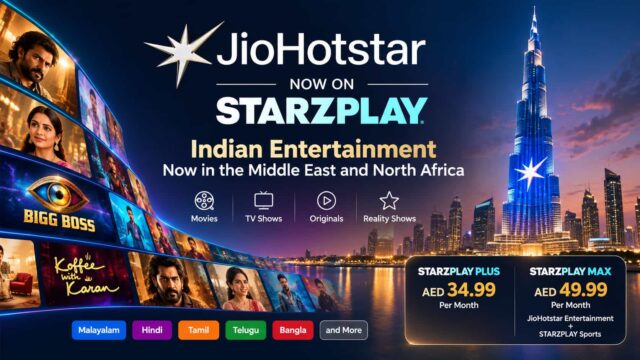 JioHotstar Expands to MENA Through STARZPLAY Partnership